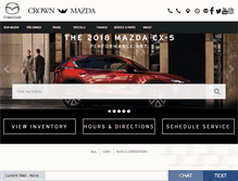 Tablet Screenshot of crownmazdami.com